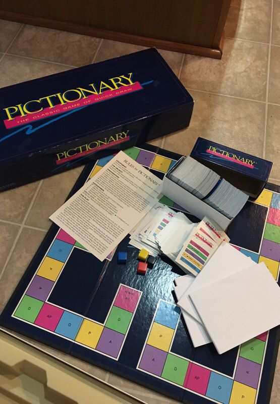 Pictionary board game
