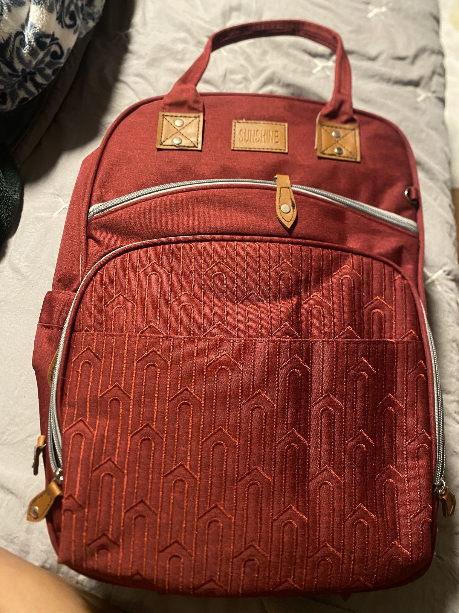 Diaper Bag Backpack, Travel Baby Bags with Stroller Straps, Maternity Back Pack for Baby Large