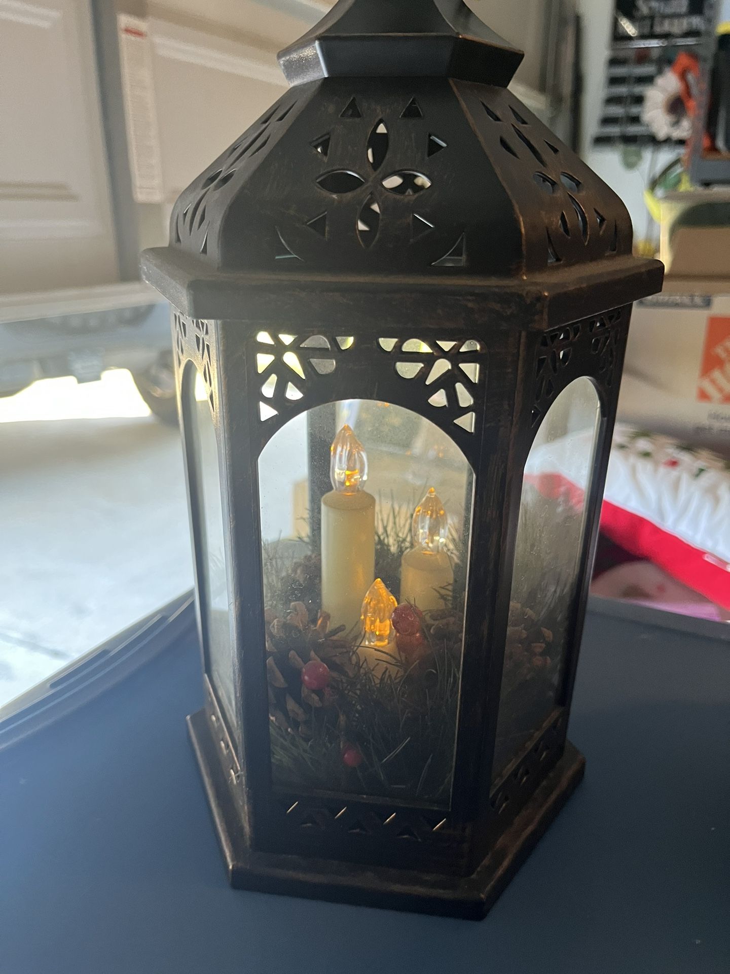 HARD PLASTIC LANTERN. $7