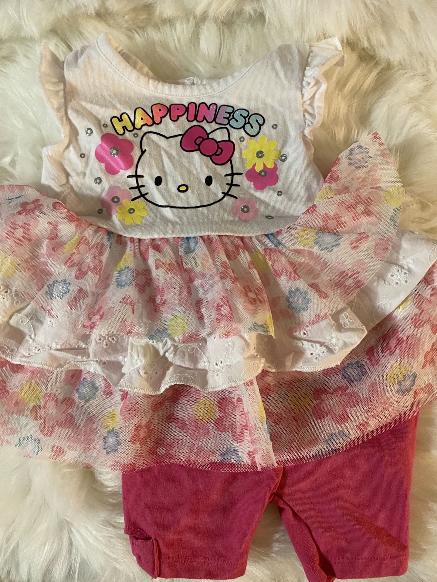 Baby girl hello kitty outfit