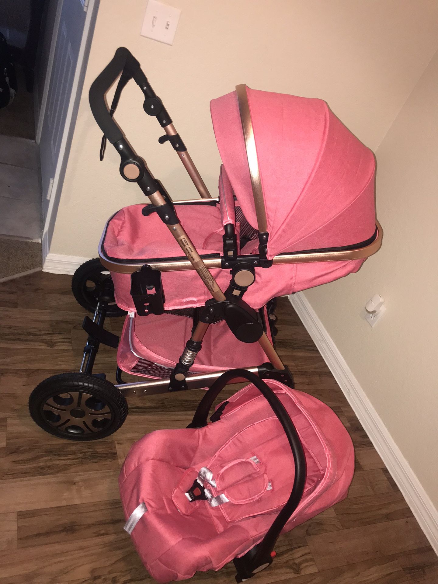 Stroller and car seat