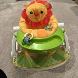 Fisher-Price Portable Baby Chair Sit-Me-Up Floor Seat with Removable Snack Tray