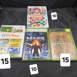 🎮 Classic Video Game Lot – Wii & Xbox & Xbox 360 – Complete with Discs, manual & Cases! ✅