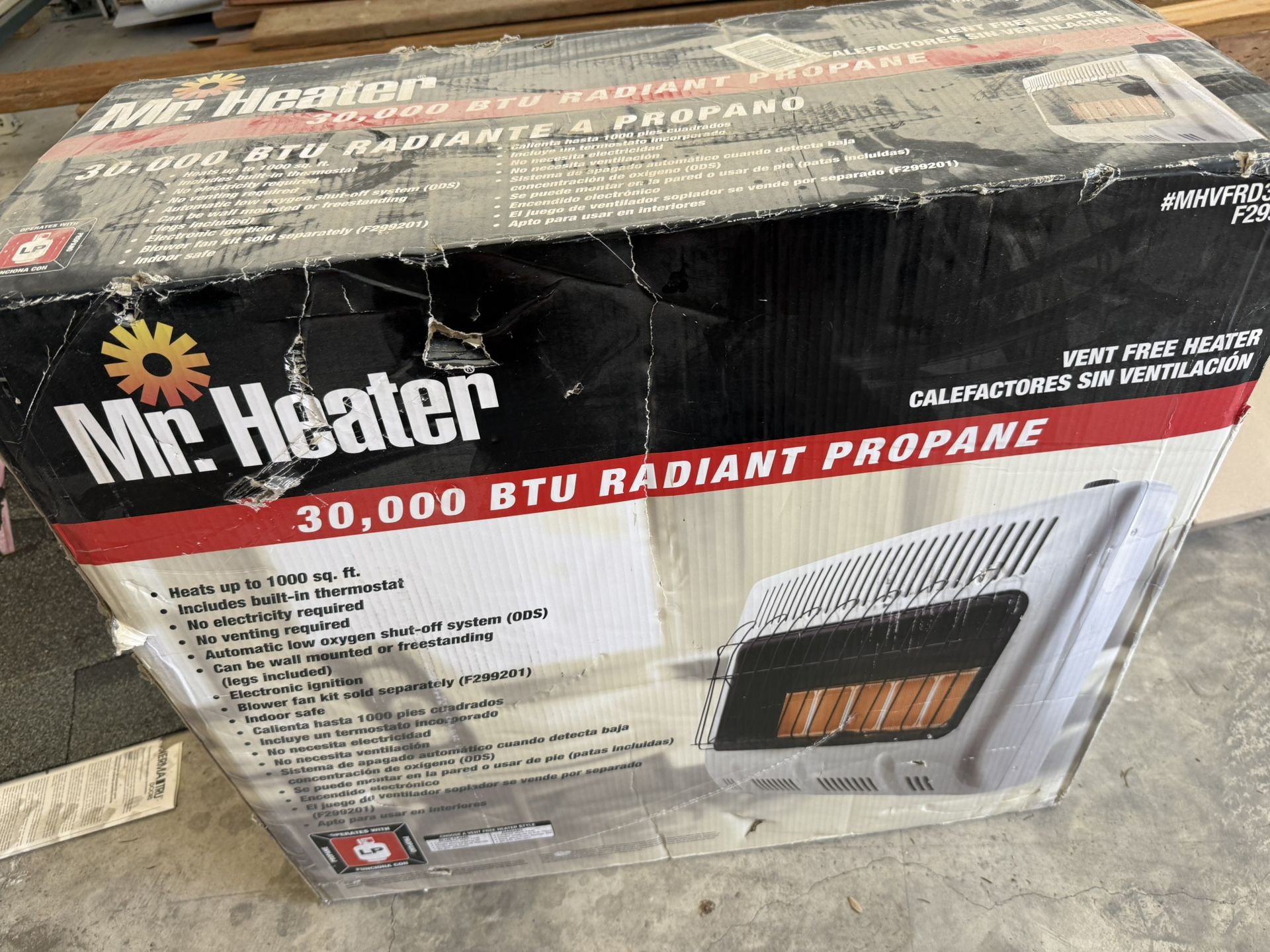 Mr. Heater 30,000 BTU Heater Brand New In Box
