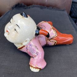 ANTIQUE CHINESE FAMILLE ROSE PORCELAIN  BIG 11”  BEST OFFER
