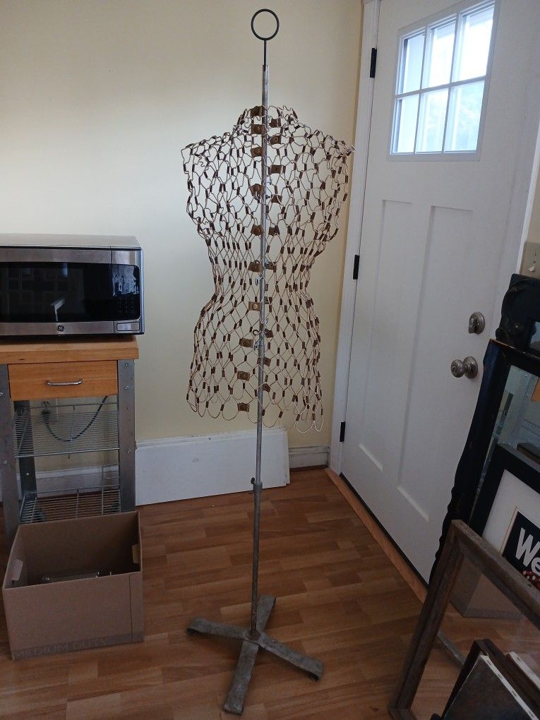 Amazing, vintage 1950s "My Double" dress form & stand by Dritz