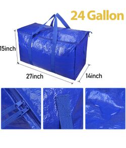  TICONN 6 Pack Extra Large Moving Bags with Zippers & Carrying  Handles, Heavy-Duty Storage Tote for Space Saving Moving Storage : Home &  Kitchen
