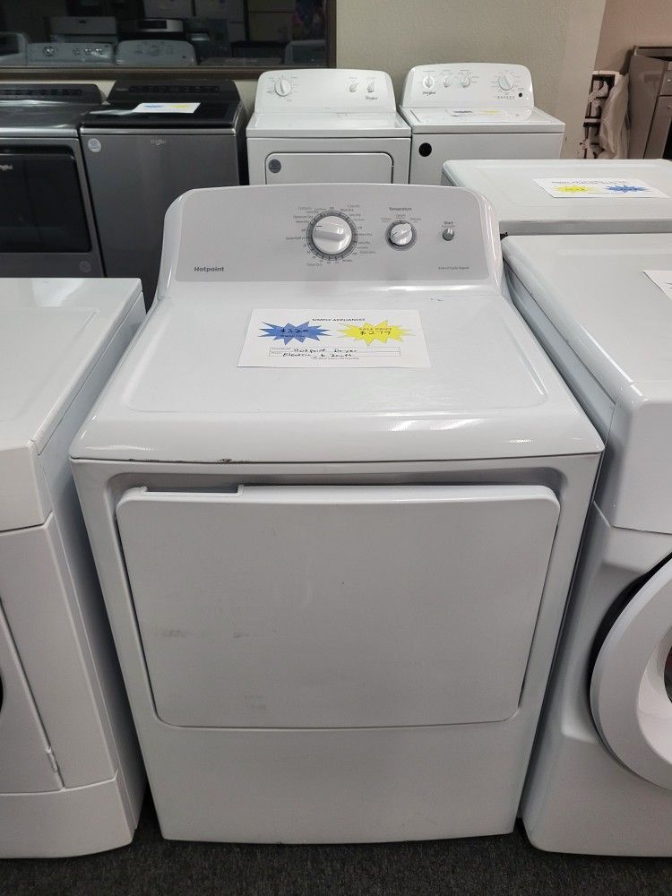 🤶Everything Must Go! Hotpoint Electric Dryer-Warranty Included