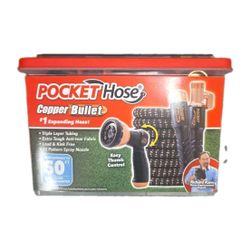 Garden Hose Copper Bullet 3/4 in. D X 50 ft. L Medium Duty Expandable #3137