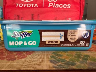 Swiffer mop & go wet cloths