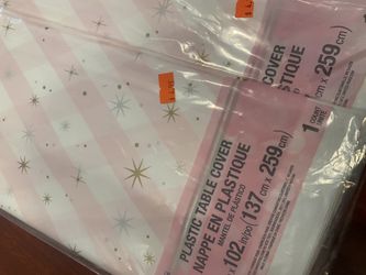 Plastic table covers