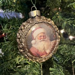 CUSTOMIZE YOUR OWN Handmade Local Artist Christmas Tree Ornament Clay Decoupage Gift