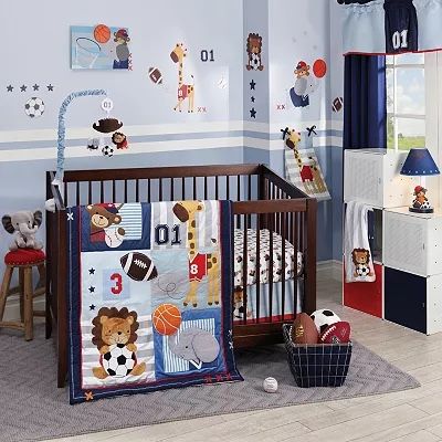 Lambs Ivy Future All Star Crib Bedding Set Sports