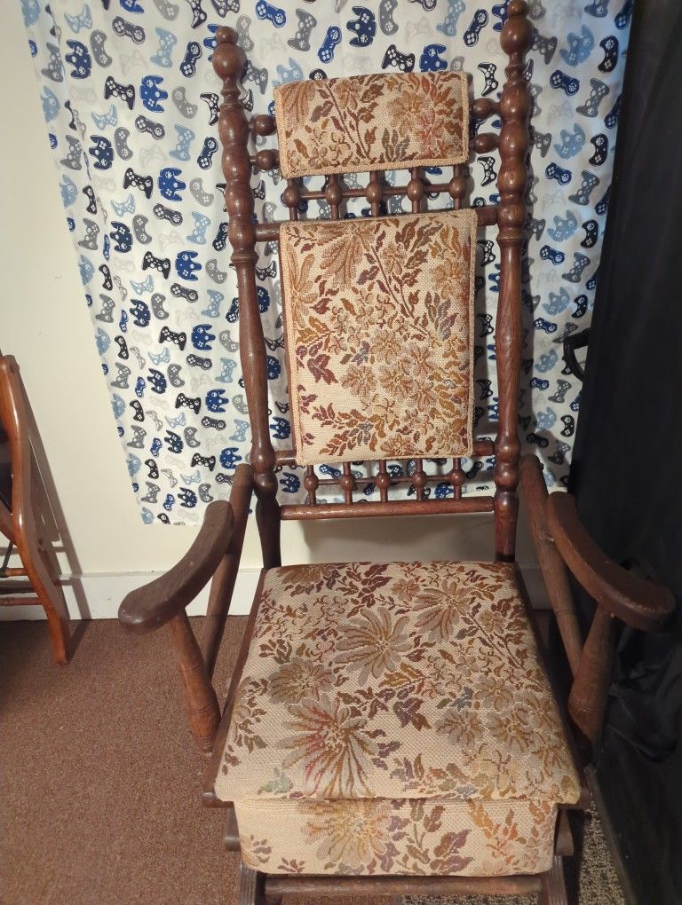 Antique Chair Likely German. Over 150 Years Old