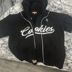 Cookies buttoned up hoodie jersey