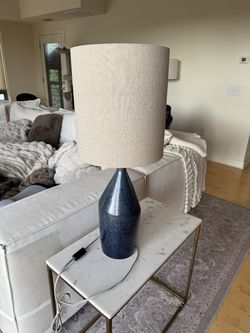 West Elm Asymmetry Ceramic Table Lamp (31")