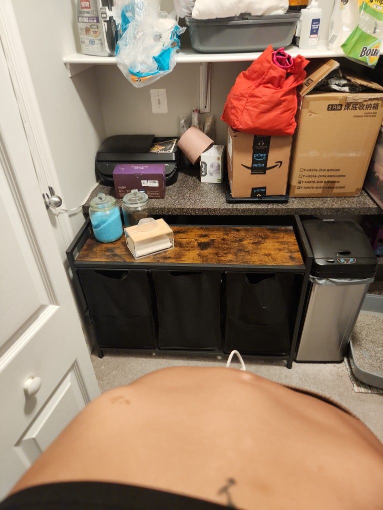 Laundry Hamper With Counter Space
