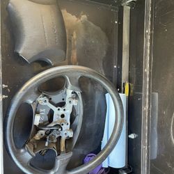 2002 Subaru Forester Oem Steering Wheel With Airbag