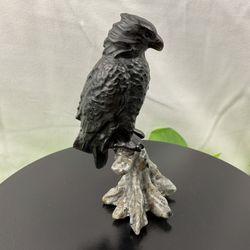 Crystal Obsidian Eagle on Yooperlite