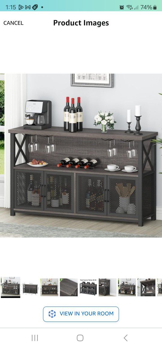 Wine/ Liquor Bar Cabinet