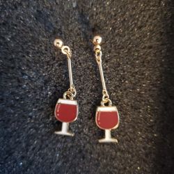 Wine Earrings 