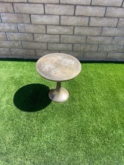 Restoration Hardware gold table