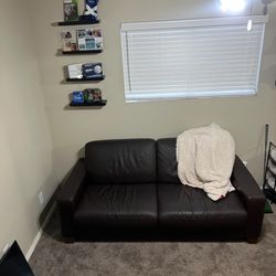 Italian Made Leather Sofa 