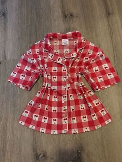 Cherry Picnic Gingham Button-Up Blouse 🍒❤️size m