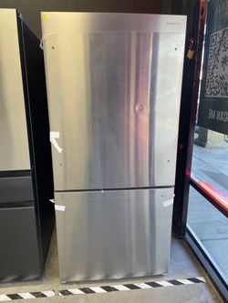Mora Stainless Steel Bottom Freezer Refrigerator