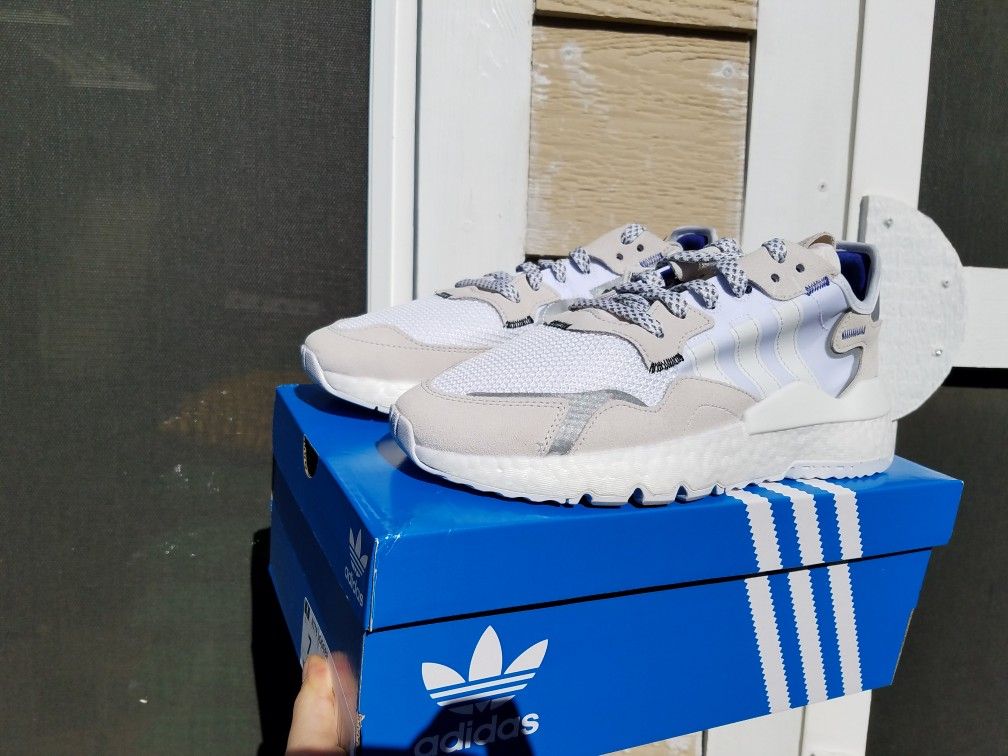 Adidas Nite Jogger 3M Collab Triple White