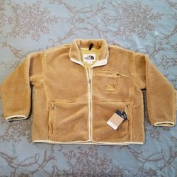 The North Face Extreme Pile Full Zip Jacket Antelope Tan Women's 1X