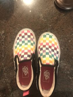 Vans little girl size 13