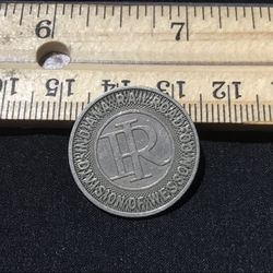 Indiana Railroad Fare Token