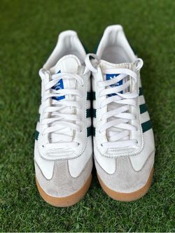 adidas White, Green & Gum Retro Low-Top Sneakers size 10.5