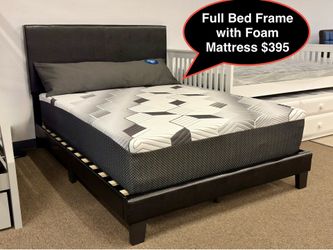 GREAT DEAL !!! New Full bed Frame with Mattress