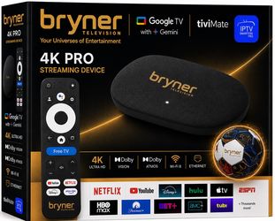 Bryner TV Android Box 4K Pro