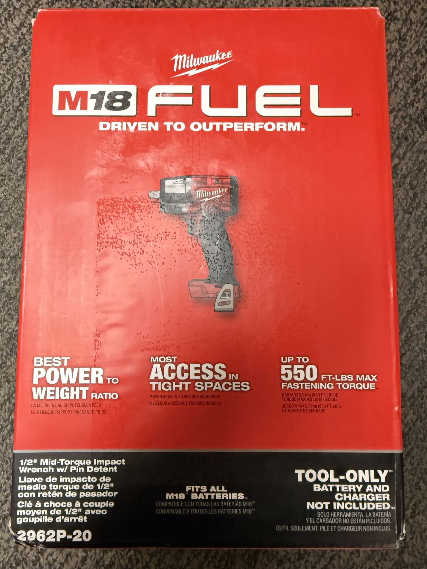 Milwaukee M18 1/2” Impact Wrench