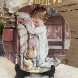 Bedtime Prayers By Kathy Lawrence Plate