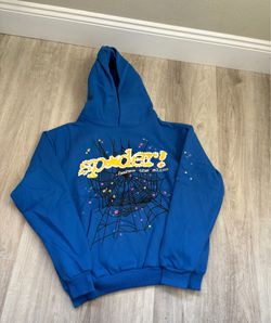 Blue spider hoodie
