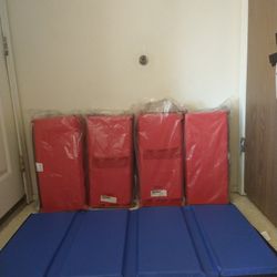 Lakeshore- Heavy Duty 3-Ply Rest Mat's 24×48. Blu/Red