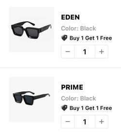 2 NEW STATEMENT SUNGLASSES