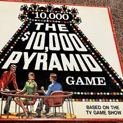 Vintage 1974 The $10,000 Pyramid Board Game - 1st Edition