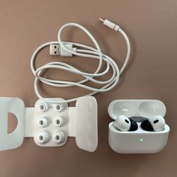 Apple - AirPods Pro 2, Wireless Active Noise Cancelling Earbuds with Hearing Aid Feature - White (With Warranty)