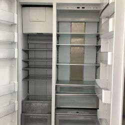 Monogram Side-by-Side Refrigerator in Amazon Alexa with The Google Assistant and 29.5 Cu. Ft. Total Capacity