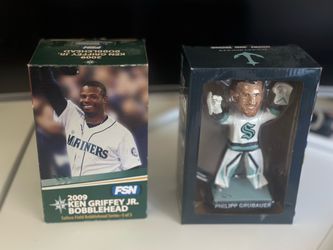 New - Ken Griffey Jr bobble head and Kracken