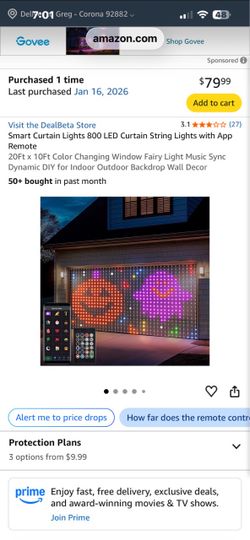 LED curtain lights