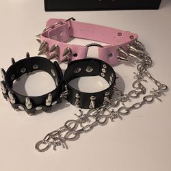 Choker, bracelet Cuffs, Chain 