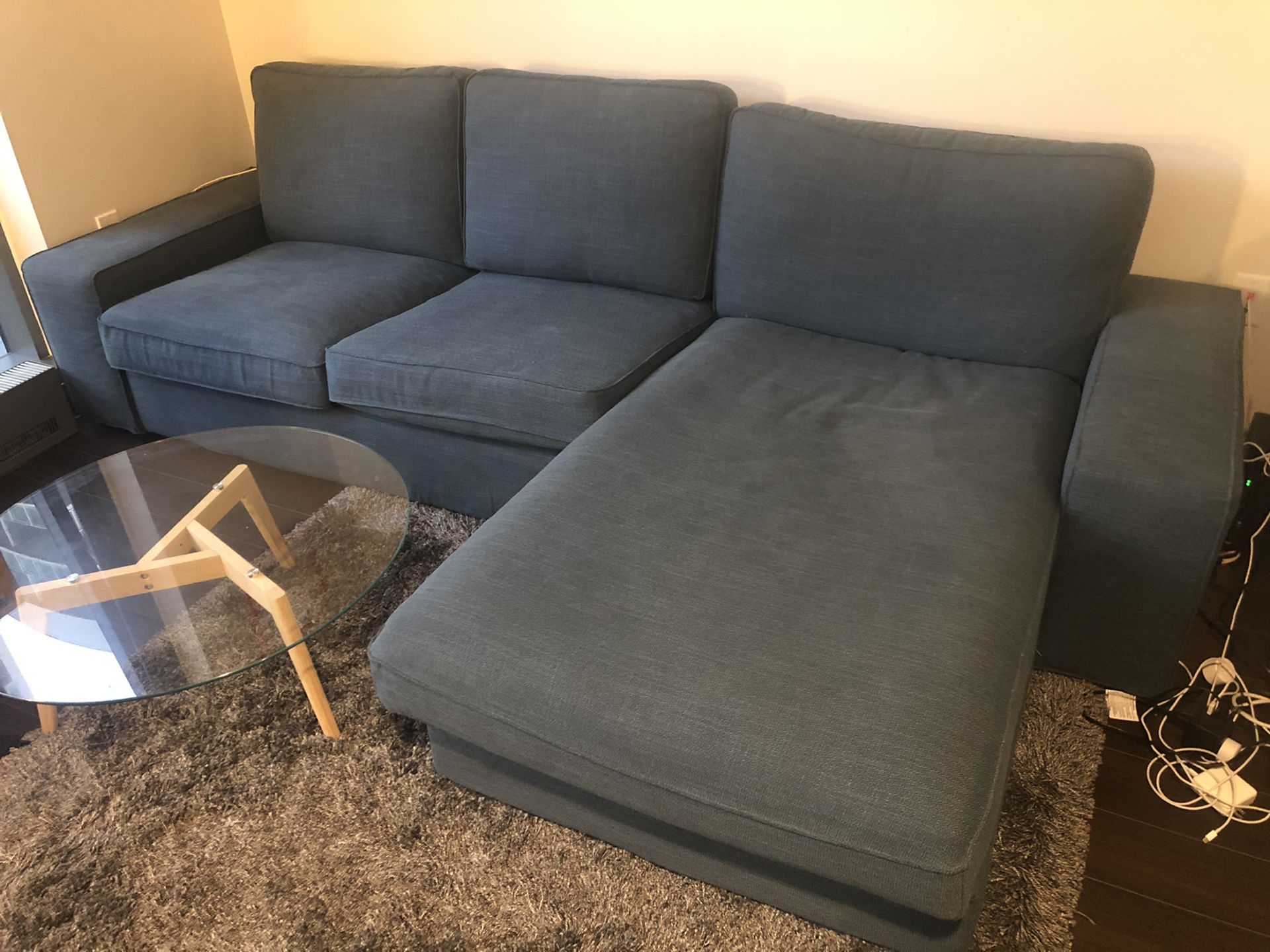 IKEA Kivik sofa with chaise
