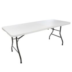 Maxchief 6’ Portable Indoor/Outdoor Fold-in-Half Table Brand New In Box