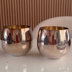 Antique Metall Glasses
